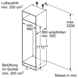 Siemens KI81RSDC0 Einbaukühlschrank - Nettoland.ch