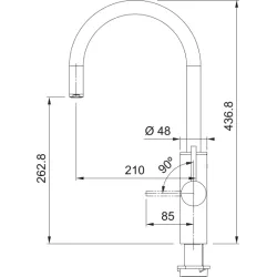 Franke Mythos Water Hub All in One - Copper Küchenarmaturen