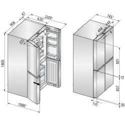 Liebherr MBbsdi 9024 Réfrigérateurs indépendants -