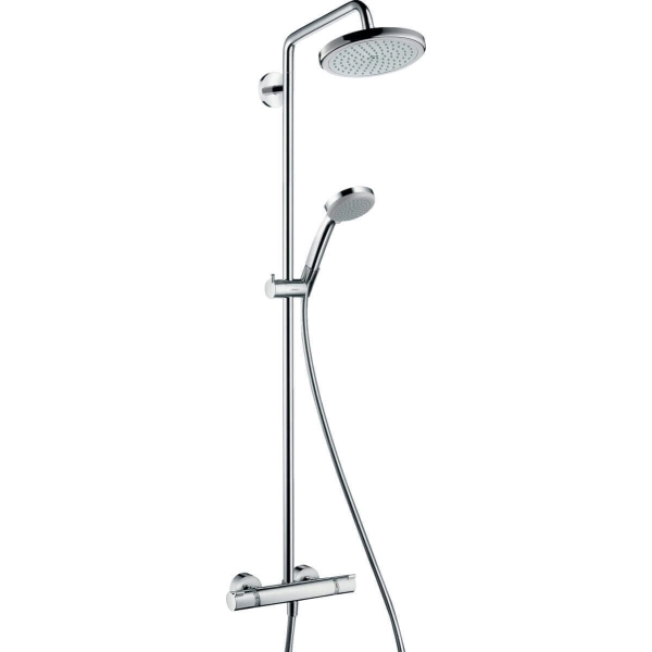 Hansgrohe-Croma 220 Air 1jet Showerpipe-