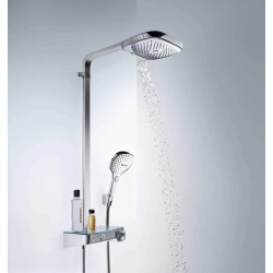 Hansgrohe-Raindance Select E 300 3jet ShowerTablet Showerpipe