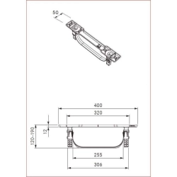 Bora Zubehör-BORA EFMS Ecotube Montagebügel flach-