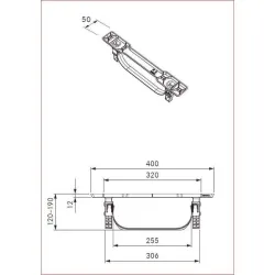Bora Zubehör-BORA EFMS Ecotube Montagebügel flach-