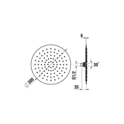 Laufen-Rainshower H3679810032311-