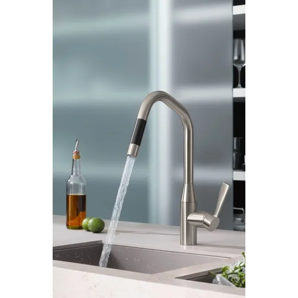 Dornbracht Sync Küchenarmatur Faucet Auszugsbrause Platin, matt