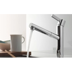 Dornbracht Eno Küchenarmatur Faucet Zugauslauf Chrom