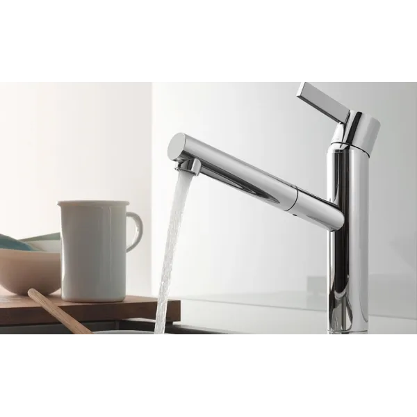 Dornbracht Eno Küchenarmatur Faucet Zugauslauf Chrom