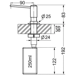Franke Armaturen und Seifenspender -119.0541.524-