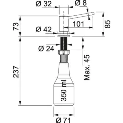 Franke Armaturen und Seifenspender -119.0307.938-