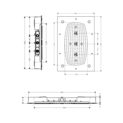 Hansgrohe 28418000 Raindance Rainmaker 680 x 460 mm Air 3jet