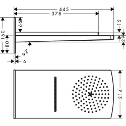 Hansgrohe Raindance Rainfall 180 Air 2jet