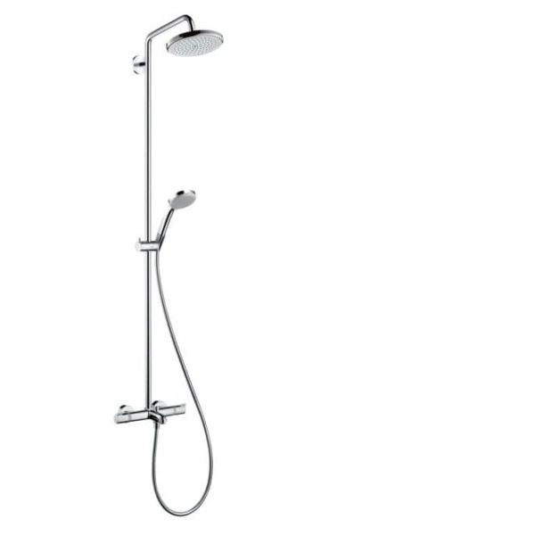 Hansgrohe Croma 220 Air 1jet Showerpipe Wanne -