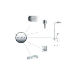 Hansgrohe-Raindance Select E 300 3jet ShowerTablet Showerpipe