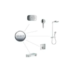 Hansgrohe-Raindance Select E 300 3jet ShowerTablet Showerpipe