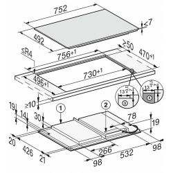 MIELE Induktions-Kochfeld. KM 7617 FX 11153560. 