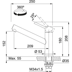 Franke Armaturen und Seifenspender -115.0569.290-