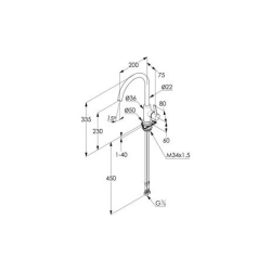 Suter 40.001.870 Küchenarmaturen Chrom