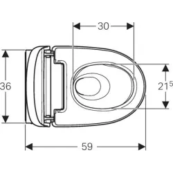 Geberit AquaClean Mera Comfort WC lavant avec veilleuse, set
