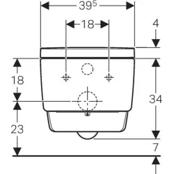 Geberit AquaClean Mera Comfort WC lavant avec veilleuse, set