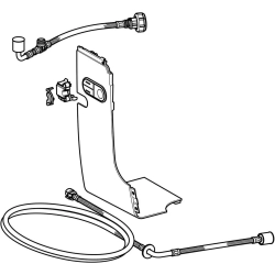 Geberit 147.031.11.1 Wasseranschlussset für Kappa Unterputzspülkästen 15 cm für AquaClean Mera WC-Komplettanlagen weiss-alpin