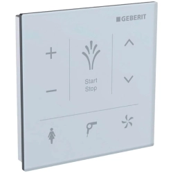 Geberit 147.038.SI.1 Wandbedienpanel für AquaClean Glas /