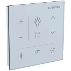 Geberit 147.038.SI.1 Wandbedienpanel für AquaClean Glas /