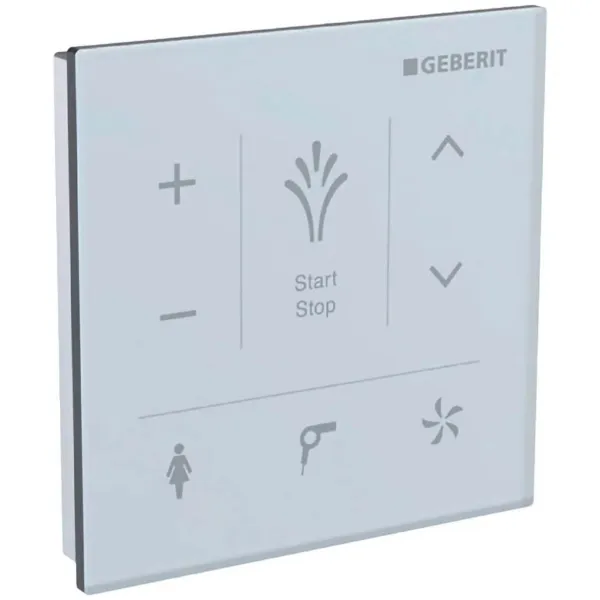 Geberit 147.038.SI.1 Wandbedienpanel für AquaClean Glas /