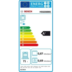 Bosch HSG636BB1 Serie | 8 Einbau Dampfbackofen Schwarz Four
