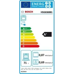 Bosch HSG636BB1 Serie | 8 Einbau Dampfbackofen Schwarz Four
