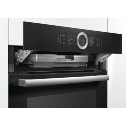 Bosch HSG636BB1 Serie | 8 Einbau Dampfbackofen Schwarz Four