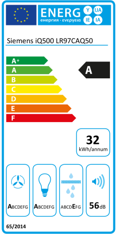 Siemens LR97CAQ50 Energieeffizienzklasse Siemens LR97CAQ50 Energieeffizienzklasse