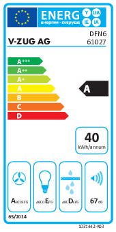 V-ZUG Dunstabzug AiroClearInsel V6000 6302000002 Energieeffizienzklasse V-ZUG Dunstabzug AiroClearInsel V6000 6302000002 Energieeffizienzklasse