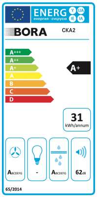  Bora CLASSIC 2.0 Kochfeldabzug CKA2 + ULS (Sockelmotor) Plaque de cuisson avec hotte integrée Energieeffizienzklasse