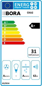 Bora Kit Classic 2.0 à induction (1xCKASE2, 2xCKFI) Plaque de cuisson avec hotte integrée Energieeffizienzklasse Bora Kit Classic 2.0 à induction (1xCKASE2, 2xCKFI) Plaque de cuisson avec hotte integrée Energieeffizienzklasse