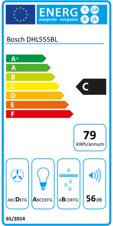 Bosch DHL555BL Energieeffizienzklasse Bosch DHL555BL Energieeffizienzklasse