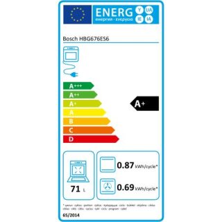 Bosch HBG676EB6 Energieeffizienzklasse Bosch HBG676EB6 Energieeffizienzklasse