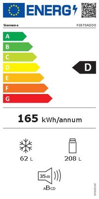 Siemens KI87SADD0 Energieeffizienzklasse Siemens KI87SADD0 Energieeffizienzklasse