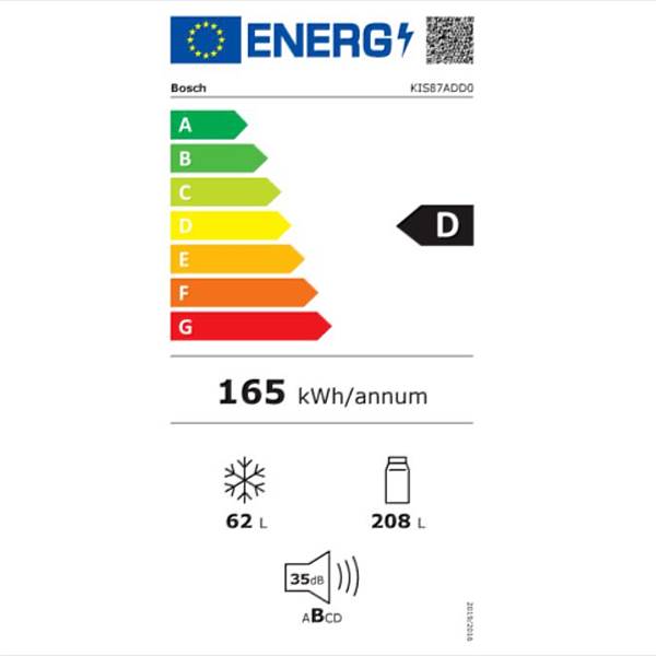 Bosch KIS87ADD0 Energieeffizienzklasse Bosch KIS87ADD0 Energieeffizienzklasse