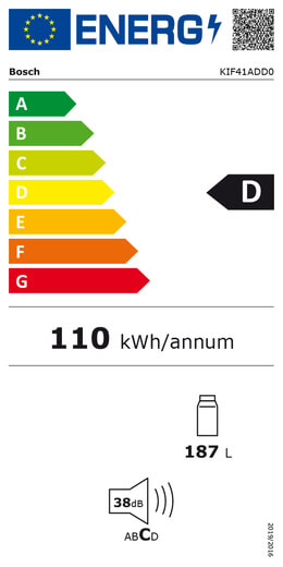  Bosch KIF41ADD0 Energieeffizienzklasse