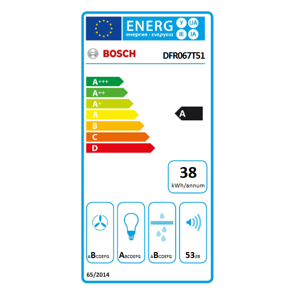 Bosch DFR067T51 Energieeffizienzklasse Bosch DFR067T51 Energieeffizienzklasse