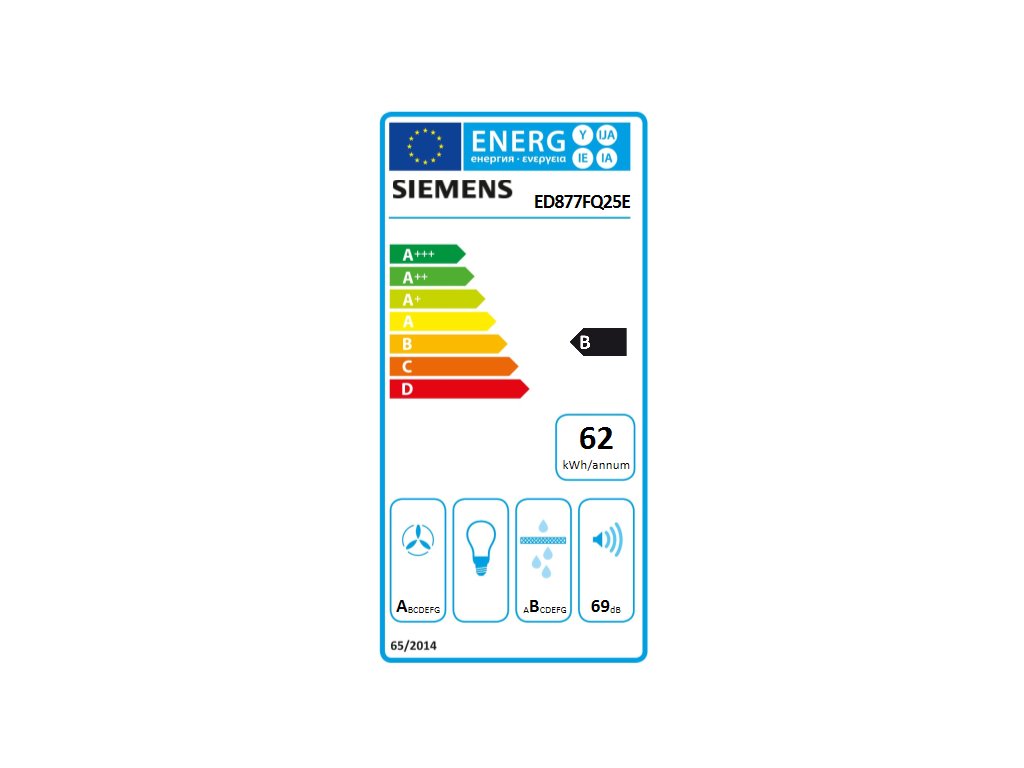 Siemens StudioLine ED877FQ25E IQ500 Energieeffizienzklasse Siemens StudioLine ED877FQ25E IQ500 Energieeffizienzklasse
