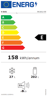  V-ZUG Kühl-/Gefriergerät Perfect eco 5105610005 Energieeffizienzklasse