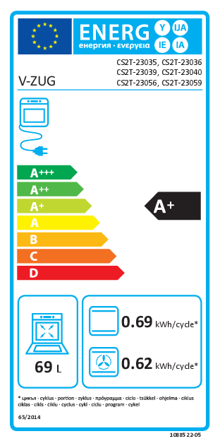 V-ZUG V2000 Bateau à vapeur 60 cm (UE Norme) 2304000001 Energieeffizienzklasse V-ZUG V2000 Bateau à vapeur 60 cm (UE Norme) 2304000001 Energieeffizienzklasse