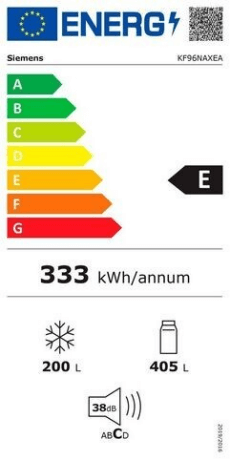 Siemens KF96NAXEA Energieeffizienzklasse Siemens KF96NAXEA Energieeffizienzklasse