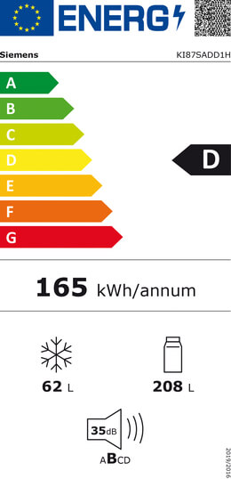  Siemens KI87SADD1H Energieeffizienzklasse