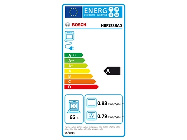 Bosch HBF133BA0 Energieeffizienzklasse Bosch HBF133BA0 Energieeffizienzklasse