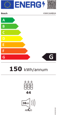  Bosch KWK16ABGA Energieeffizienzklasse