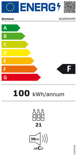  Siemens KU20WVHF0 Energieeffizienzklasse