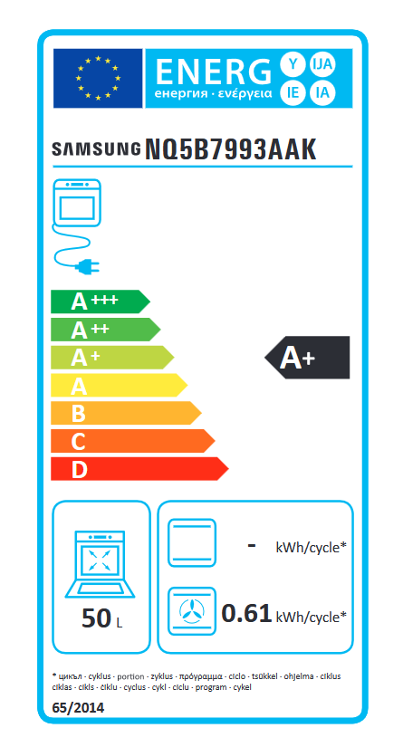  Samsung NQ5B7993AAK-U3 Energieeffizienzklasse