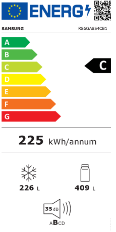 Samsung RS6GA854CB1/EG Energieeffizienzklasse Samsung RS6GA854CB1/EG Energieeffizienzklasse